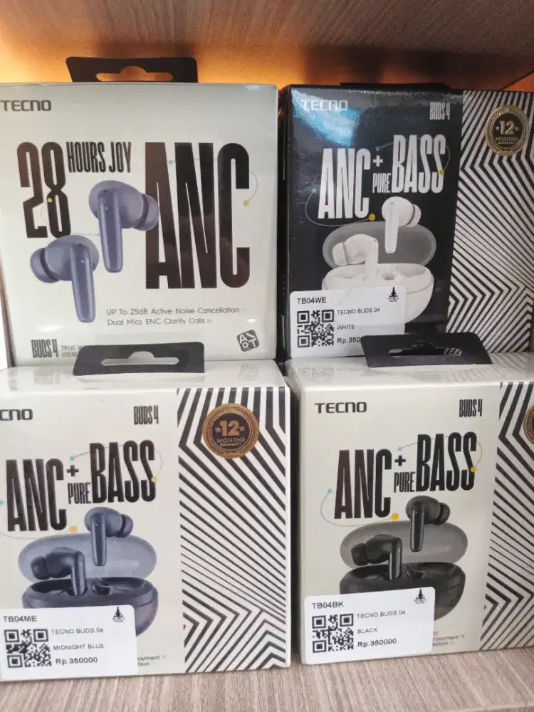 TECNO BUDS 4 Active Noise Cancellation