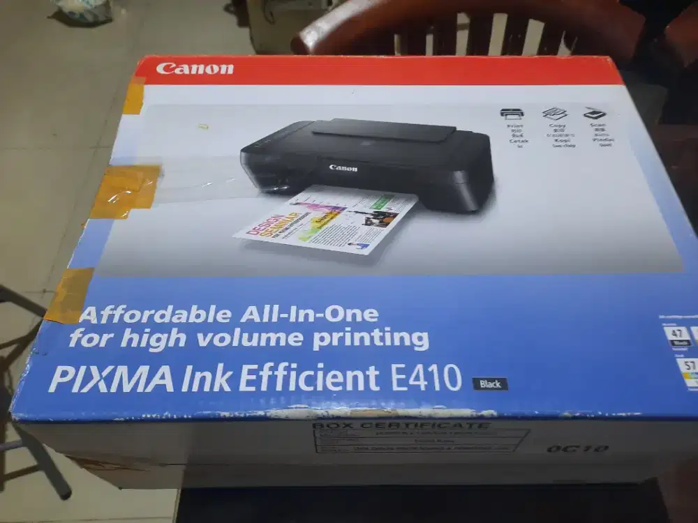 Printer canon pixma ink efficient E410 bekas