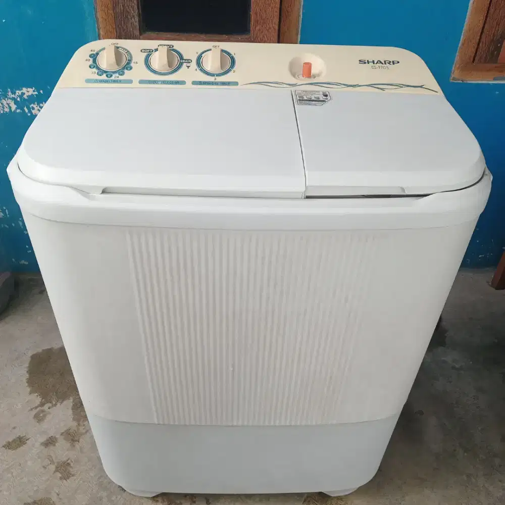 Mesin cuci 2 tabung merk sharp