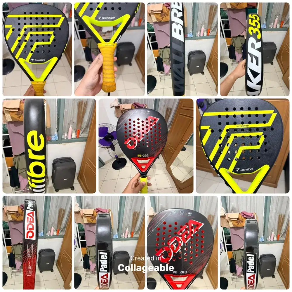Tecnifibre Wall Breaker 355 & Odea Padel Racket PD 200