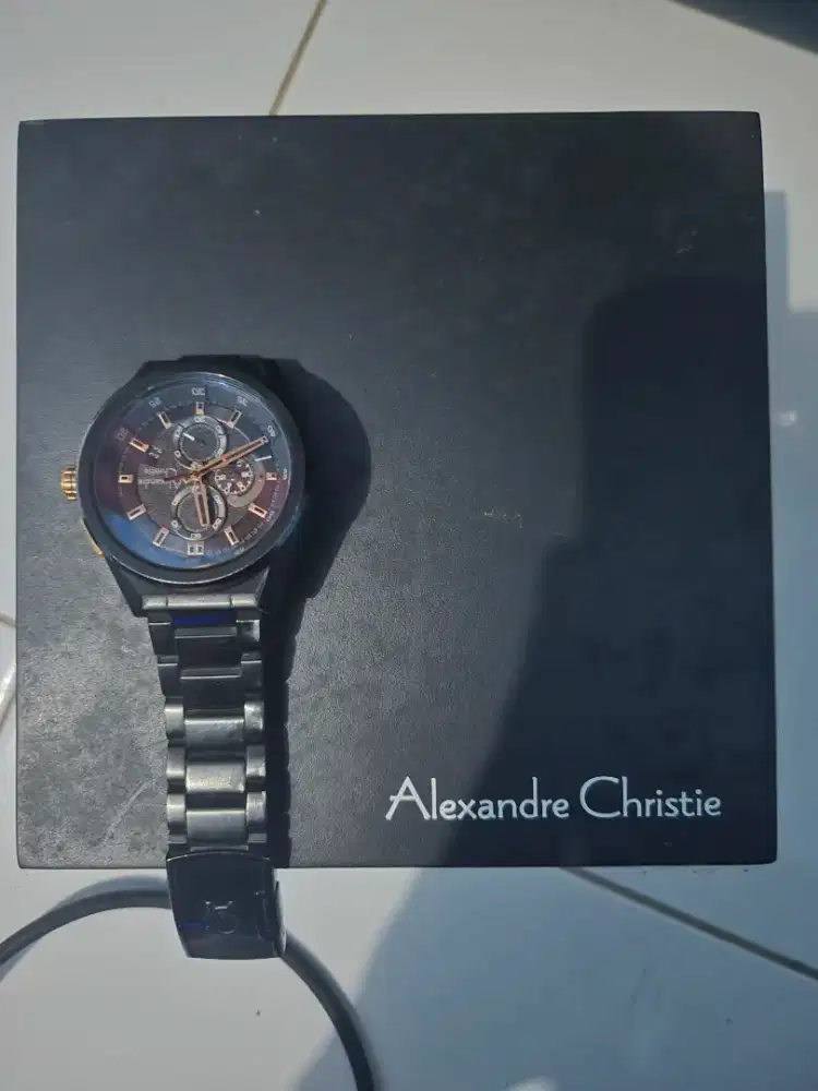 alexandre christie watch chronograph ac 6654