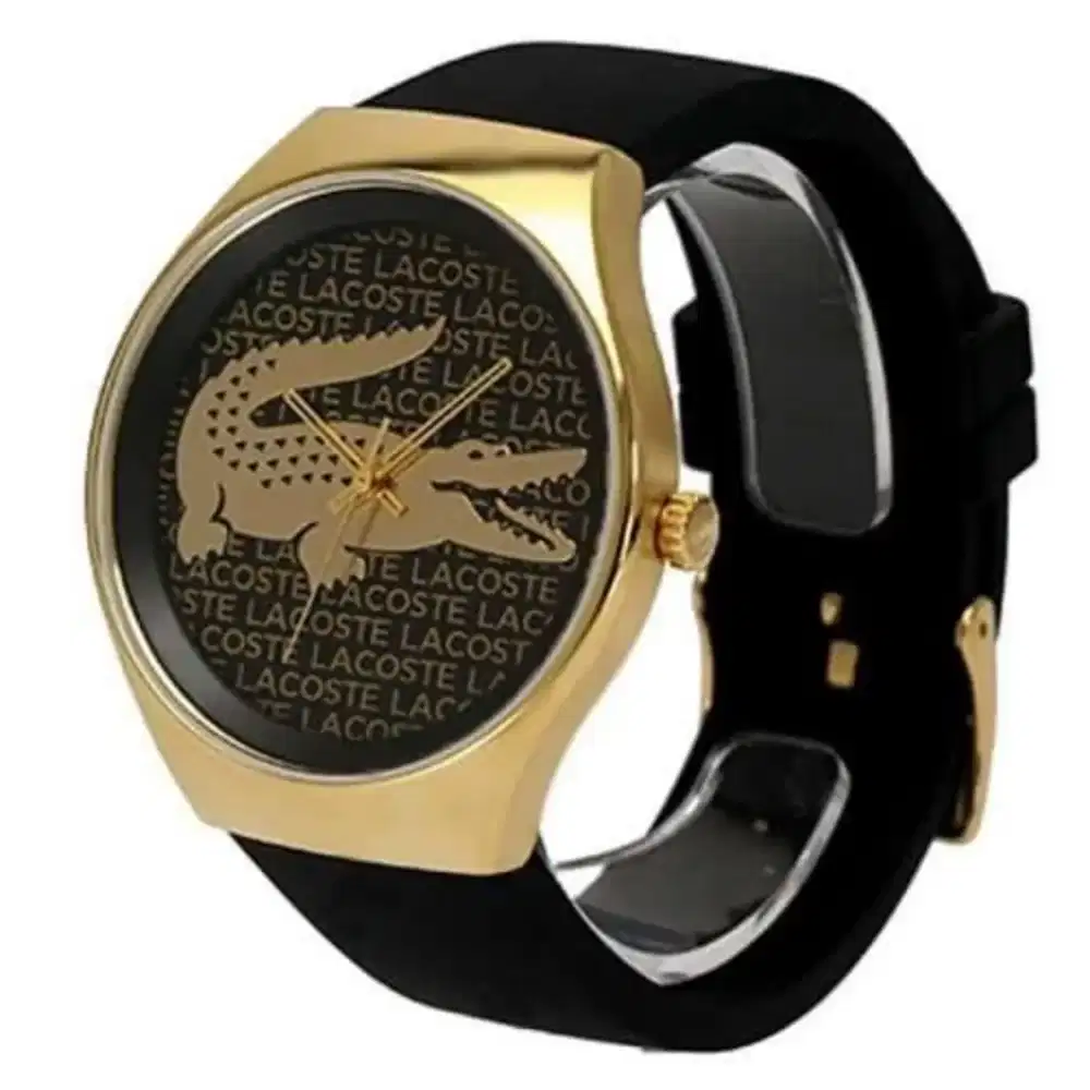 Watch LACOSTE Valencia Gold Black Analago