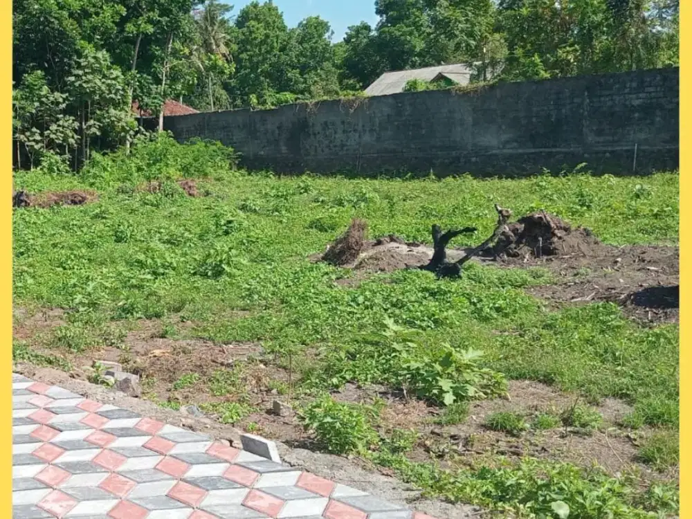 Tanah Kost Jogja 1km Dari Kampus UII Kaliurang 3jtan/mtr