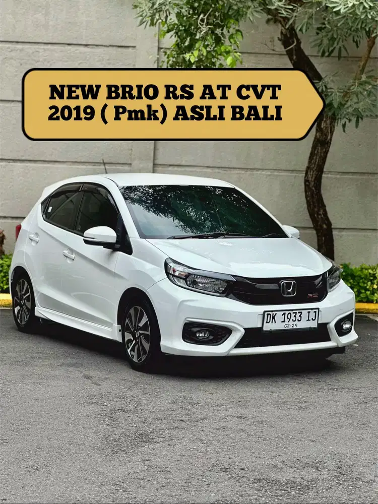 NEW BRIO RS AT CVT 2019 (pmk) ASLI BALI