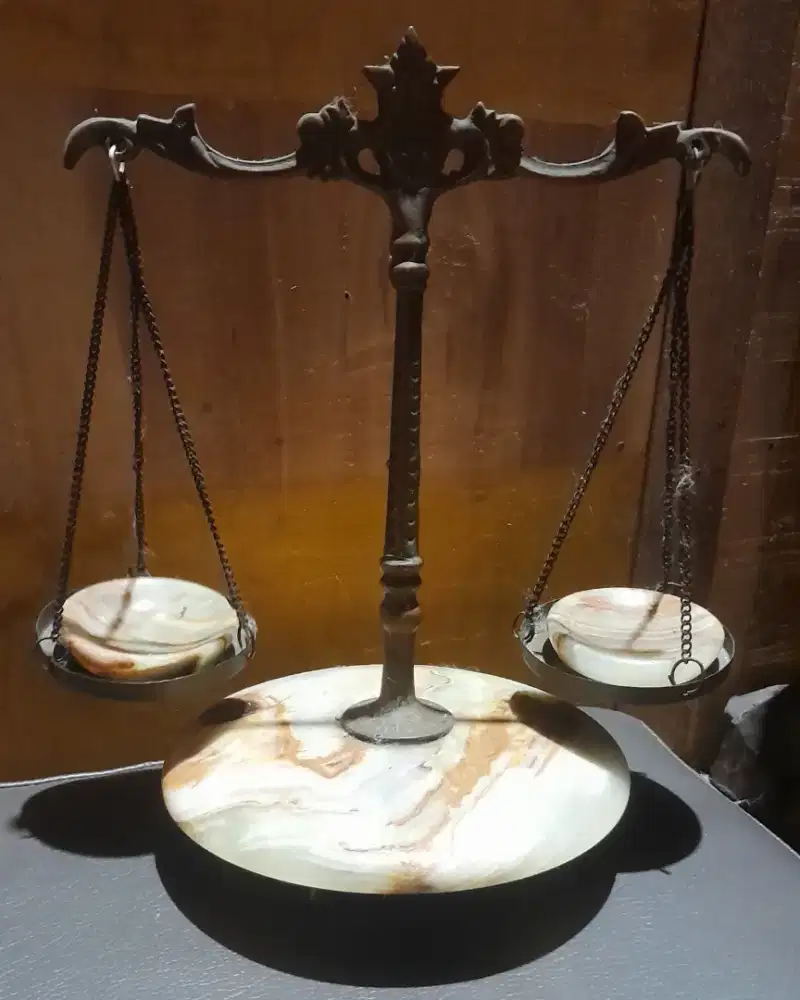 Timbangan bahan kuningan+batu