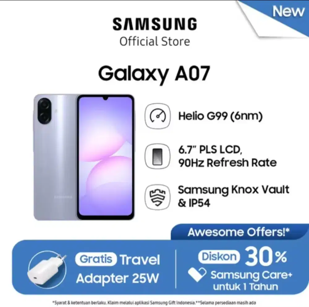 SAMSUNG A07 LTE HARGA GROSIR
