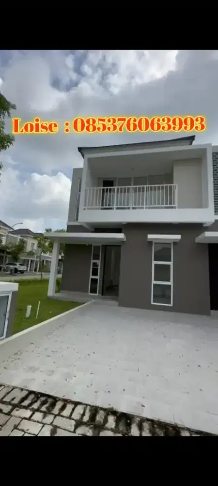 Perumahan Cluster Ada Fasilitas Kolam Renang Lokasi Hangtuah