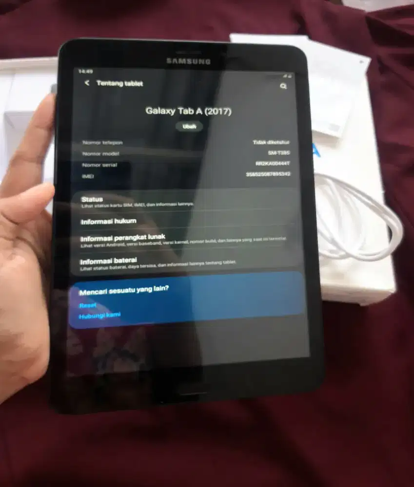 Samsung Galaxy Tab A 2017 fullset