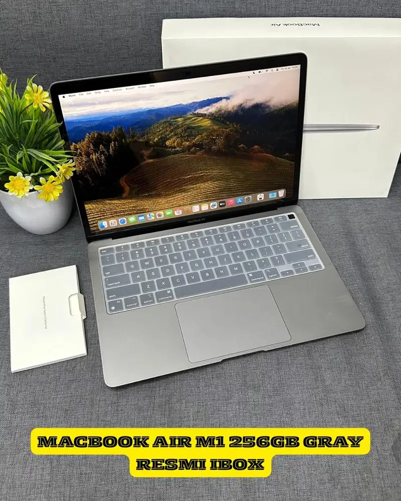 Macbook air M1 256gb gray iBox BH99%