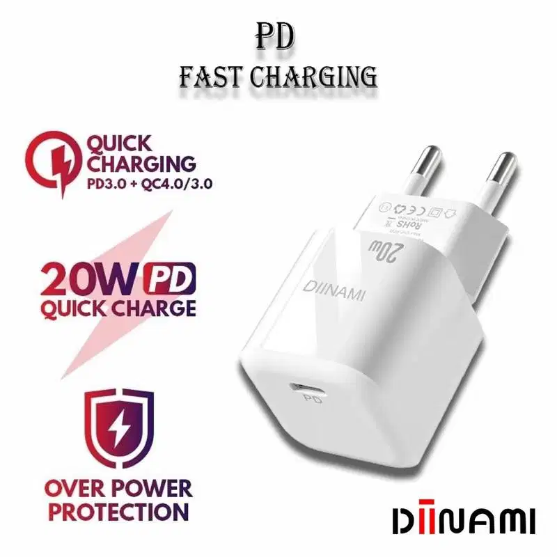 CHARGER 20W ANDROID DAN IPHONE OUTPUT TIPE C FAST CHARGING