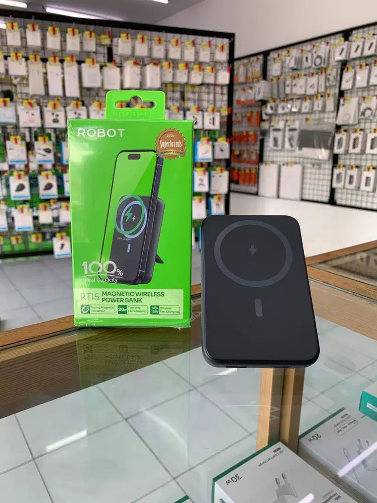 Robot Power Bank RT15 Magnetic Wireless 10000mAh