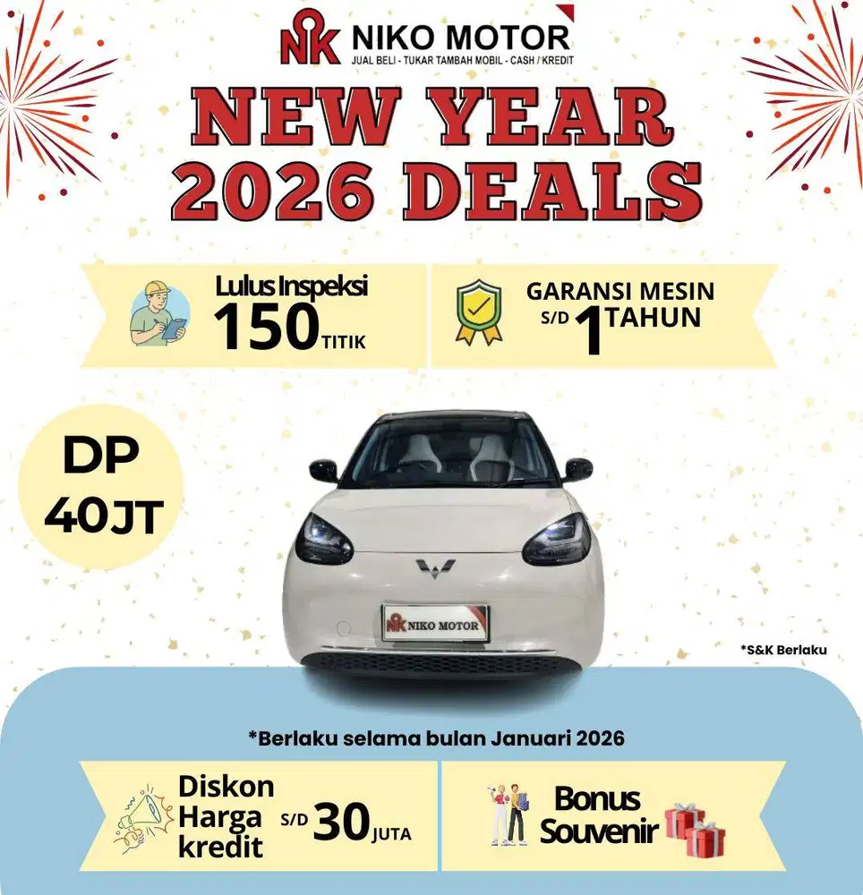 (SPT BARU KM3RB+)BINGUO EV 410 PREMIUM RANGE 2024/2025 AT