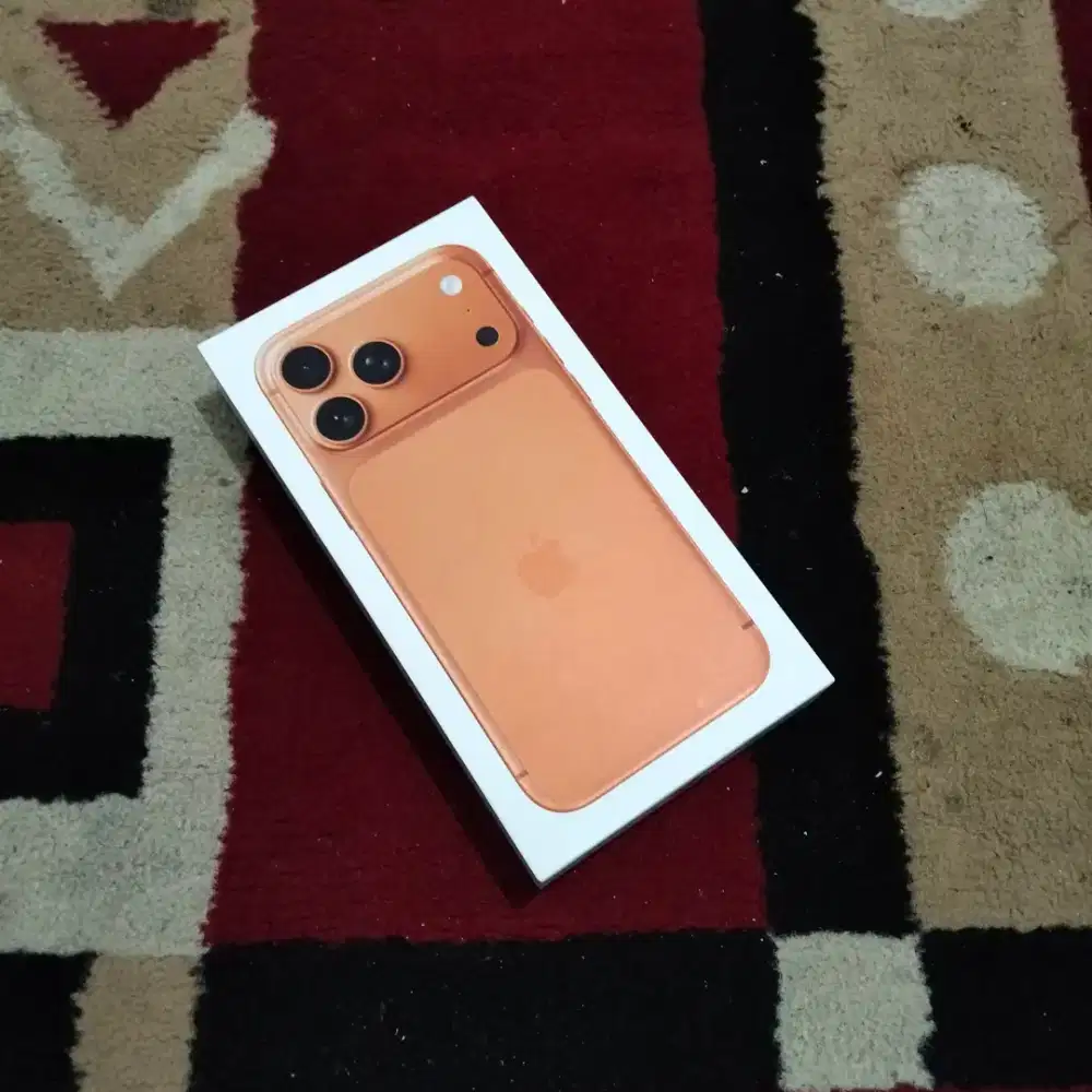 iPhone 17 Pro Max 256 Orange Baru IBOX