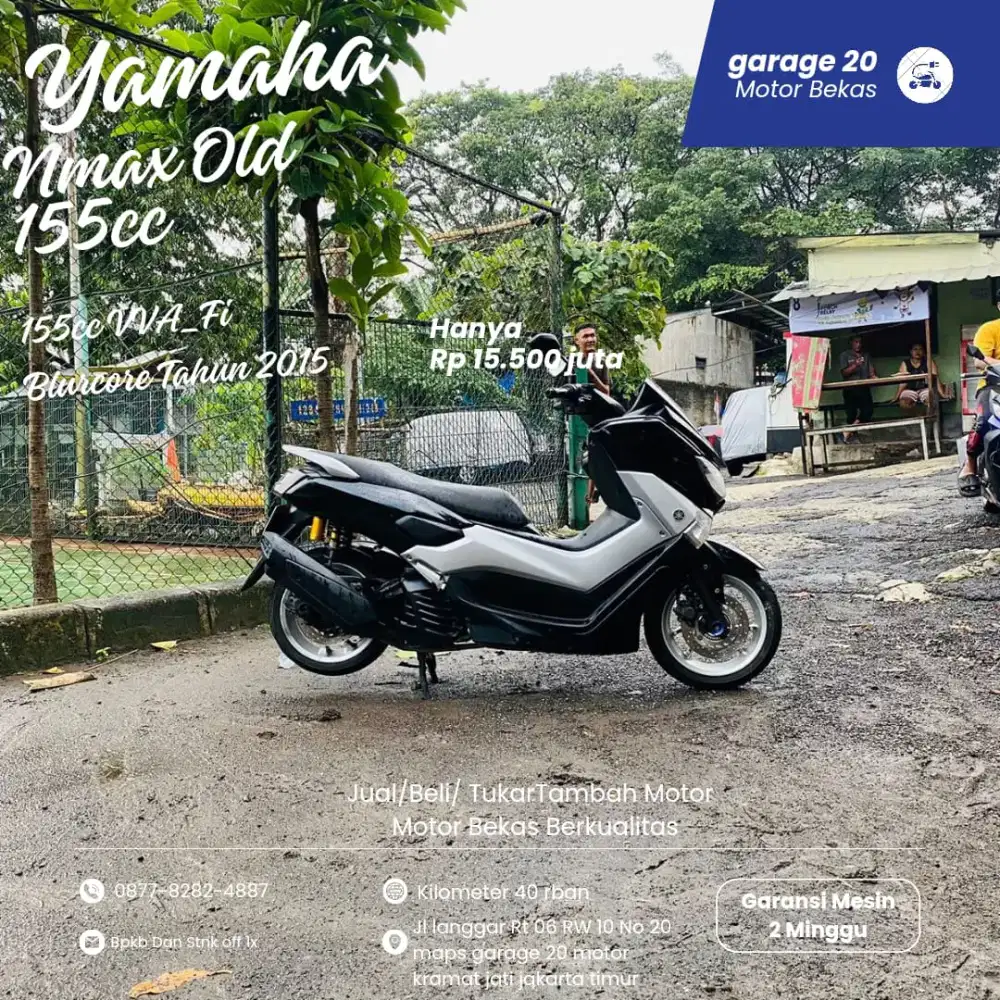 Yamaha Nmax Old 155cc Non Abs fi Bluecore Tahun 2015