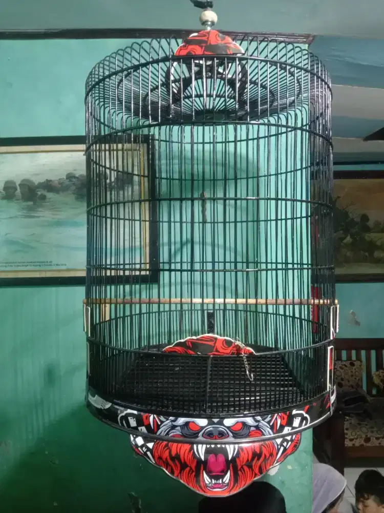 Sangkar Murai no 2 Dm 56 Tebok Pvc kondisi baik No mines