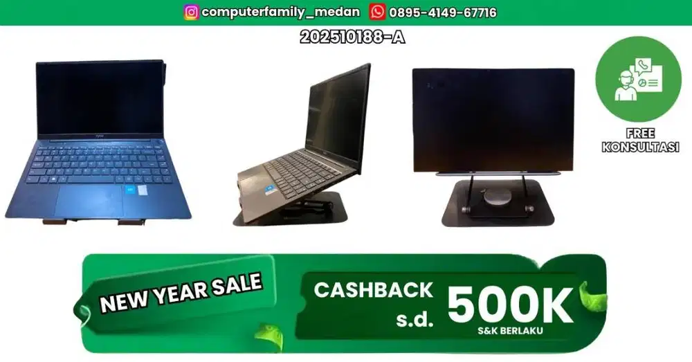 ZYREX ULTRA INTEL N100 RAM 8 SSD 256+128GB-BACKLITE-GARANSI RESMI