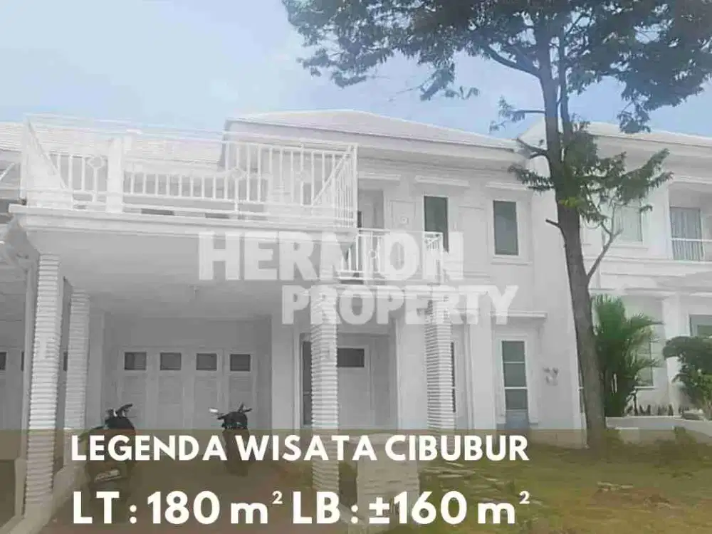 Rumah Murah 2 lantai dengan Tanah luas di Legenda wisata Cibubur