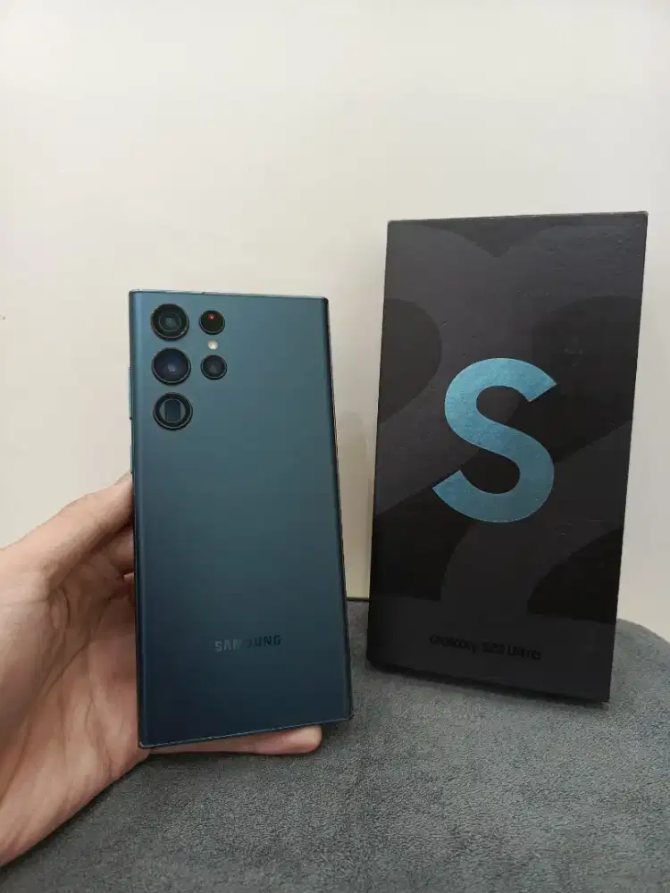 Samsung S22 Ultra 12/256 Resmi Sein, Fullset Original, Mulus, Nominus