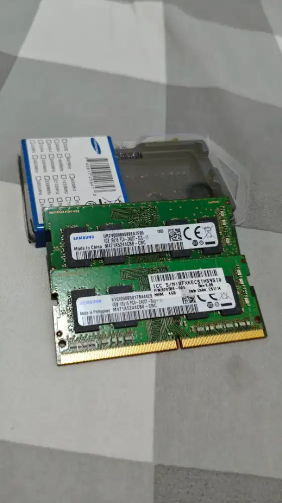 Sodimm Samsung DDR4 2400 Mhz 4gb x 2 Keping
