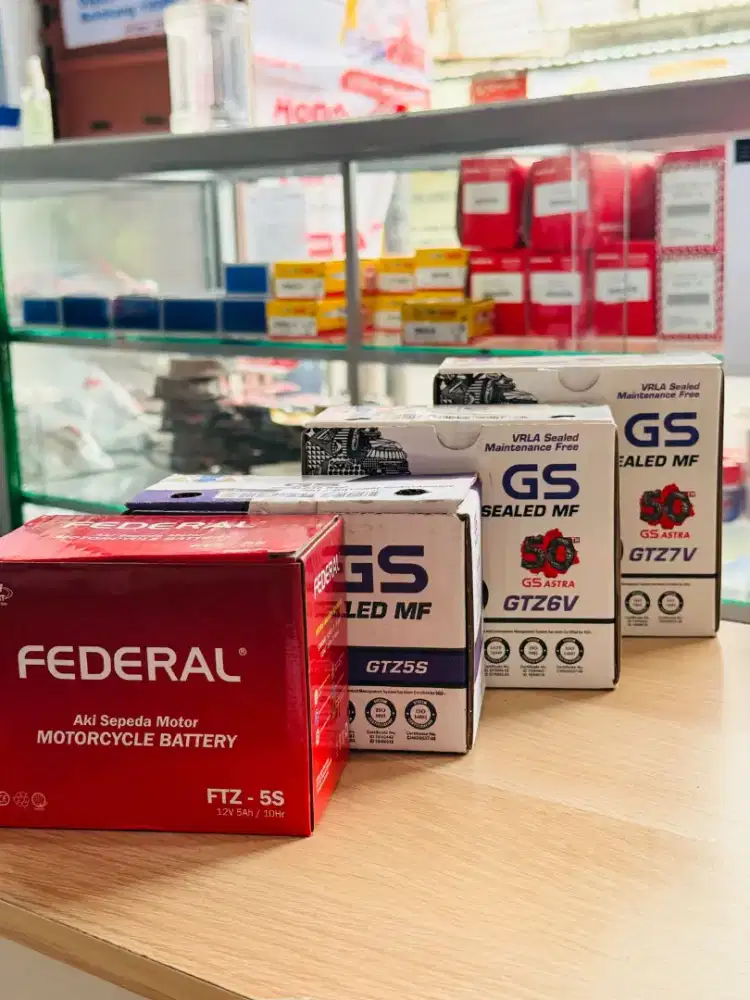 Aki GS Astra Ori Motor Supra Beat Vario Mio Nmax Pcx Cbr Satria  Scopy