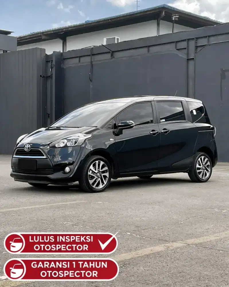 Toyota Sienta 1.5 V 2017 Black KM 60rb Good Condition.