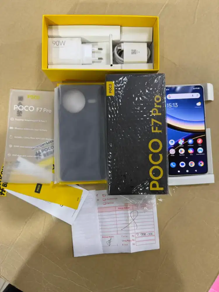 Xiaomi Poco F7 Pro 12/512GB Snapdragon 8 Gen 3 Fullset Mulus Istimewa
