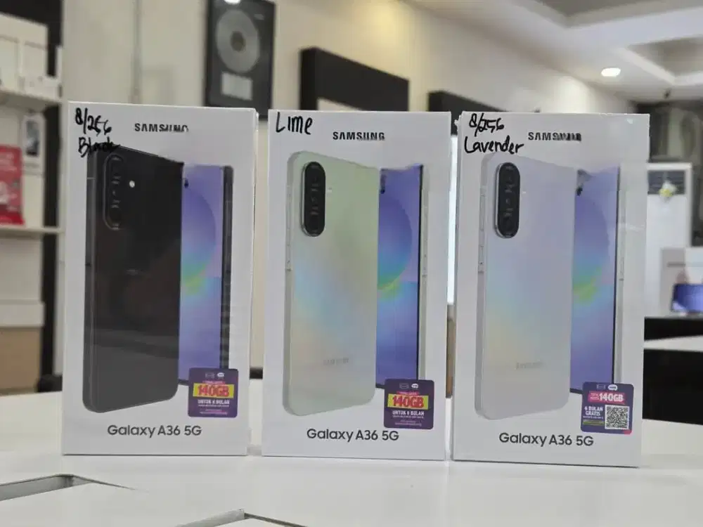 (READY STOK) SAMSUNG GALAXY A36 5G 256GB FREE TA 25W GARANSI RESMI
