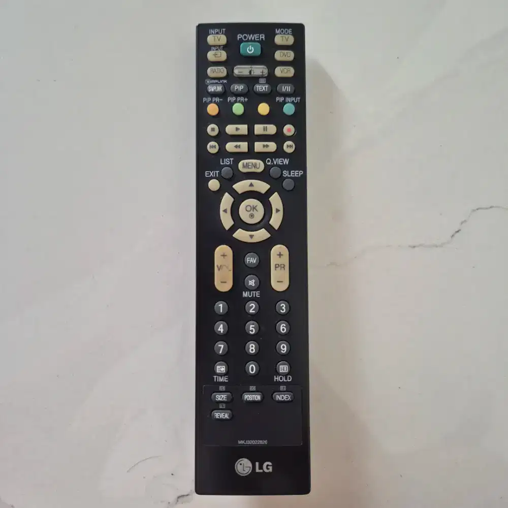 Remote TV LG MKJ32022826. Original Bawaan Pabrik. Normal