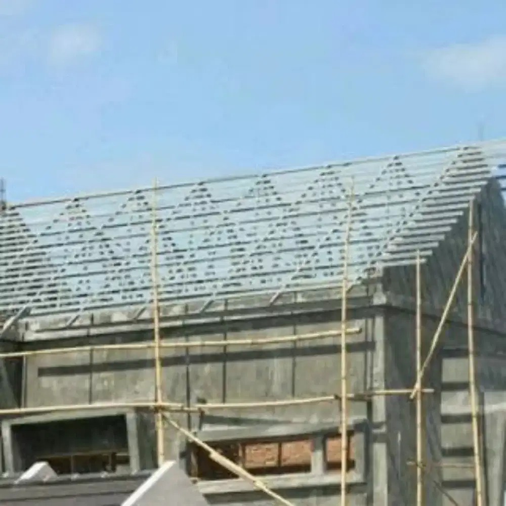 Pemasangan baja ringan dan plafon pvc