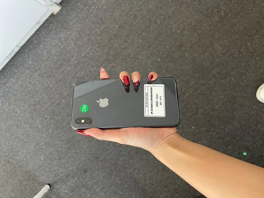 iphone XS MAX 256GB fullset mulus nominus terima tt cod kredit