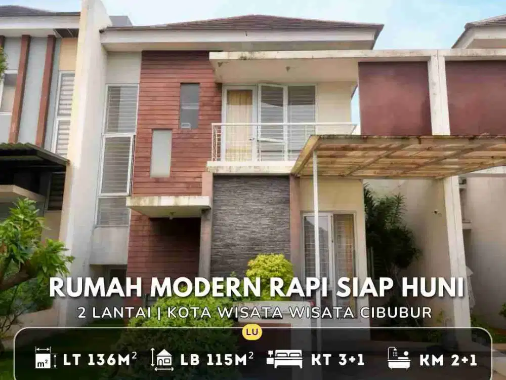 Butuh Cepat Terjual Rumah Kota Wisata