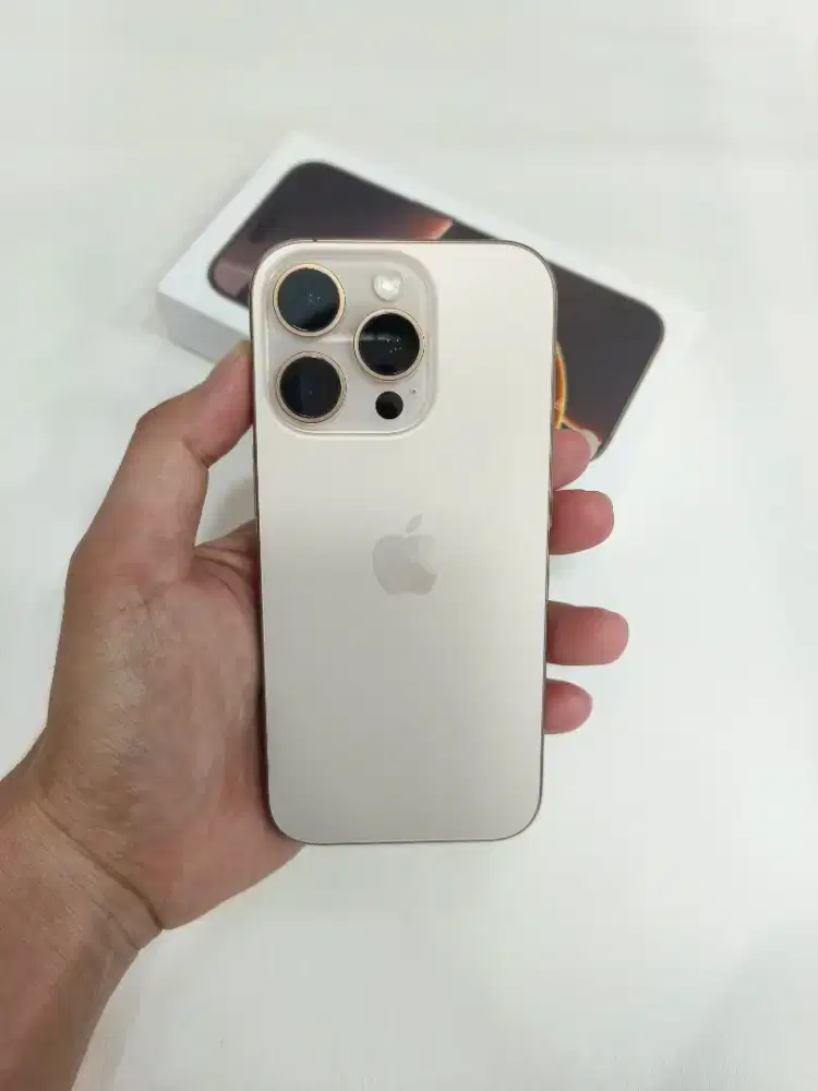 ( Second ) IPhone 16 Pro 128GB Desert Titanium | IBOX | Bergaransi