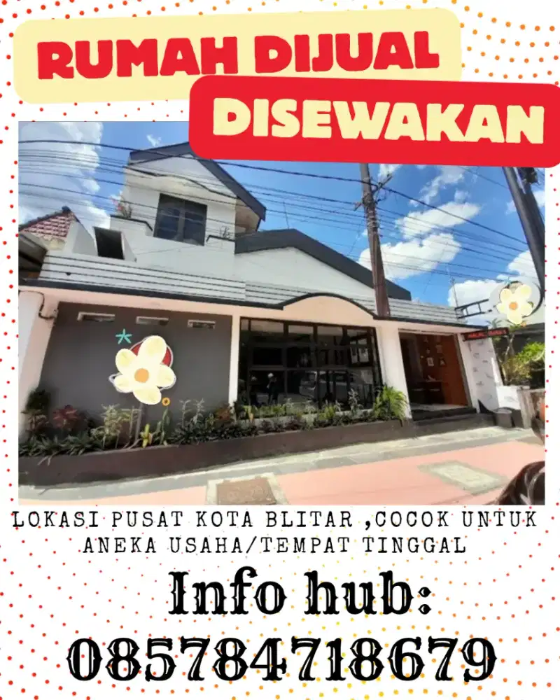 Rumah Pusat Kota Blitar