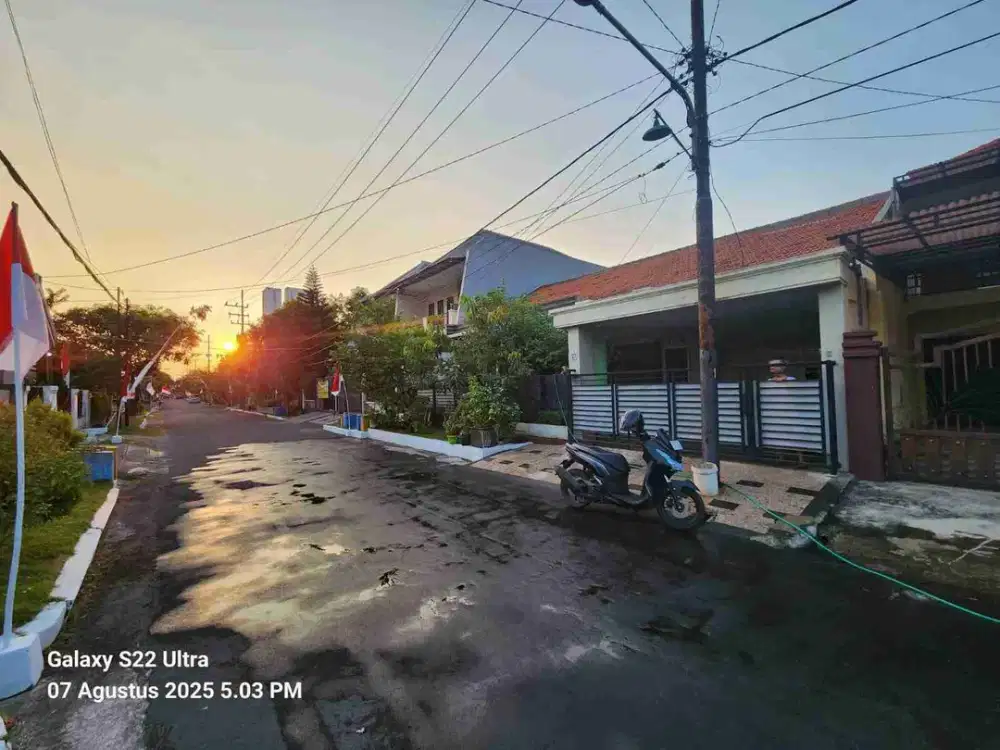 Dijual rumah murah via lelang di jemur Andayani Surabaya kota