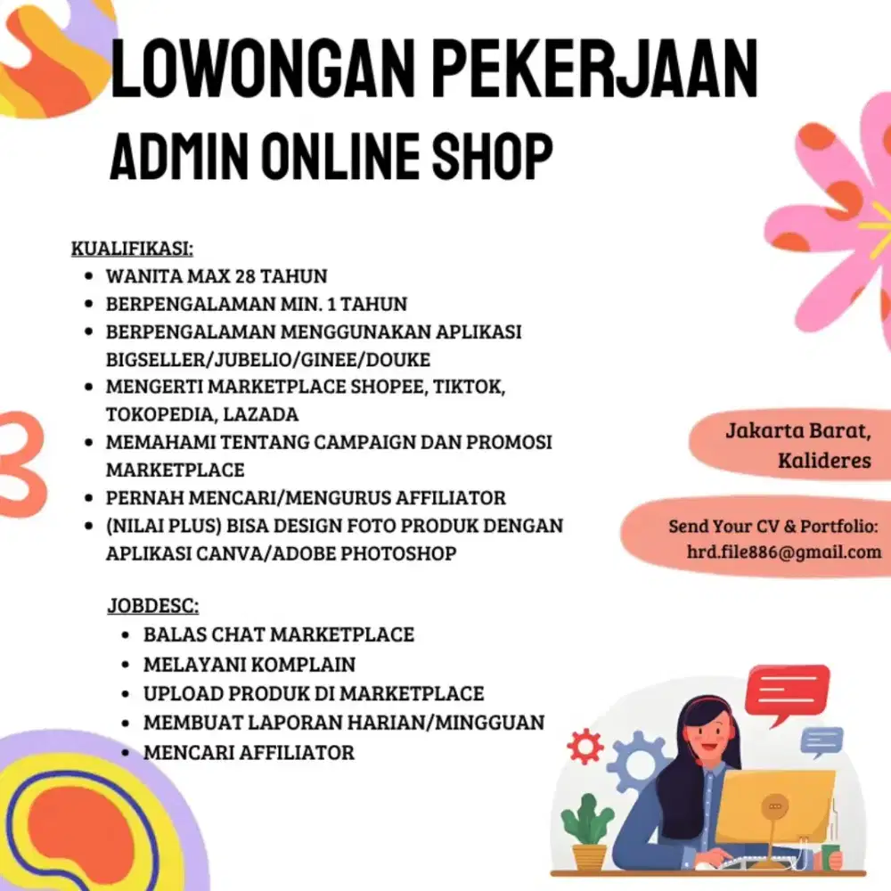 Loker Admin Online Shop