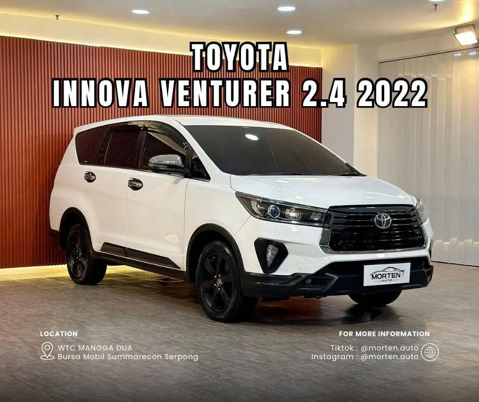 Toyota Innova Venturer 2.4 2022 Odo 27 Ribu Record Antik Bergaransi