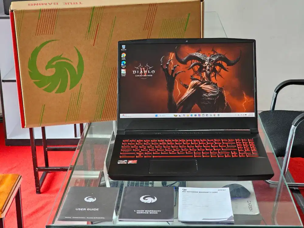 MSI Bravo B5DD AMD Ryzen 5 5600H SSD 512 GB AMD Radeon RX5500M 144 Hz