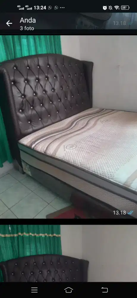 Dijual tempat tidur 6 kaki 2jt boleh nego