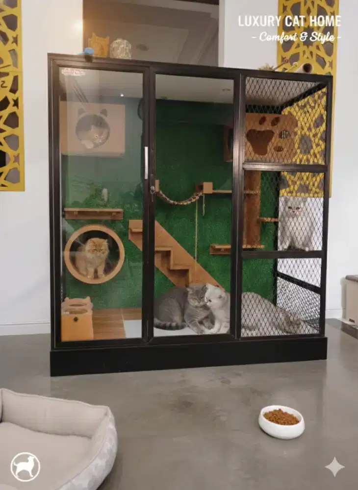 KANDANG KUCING ALUMINIUM