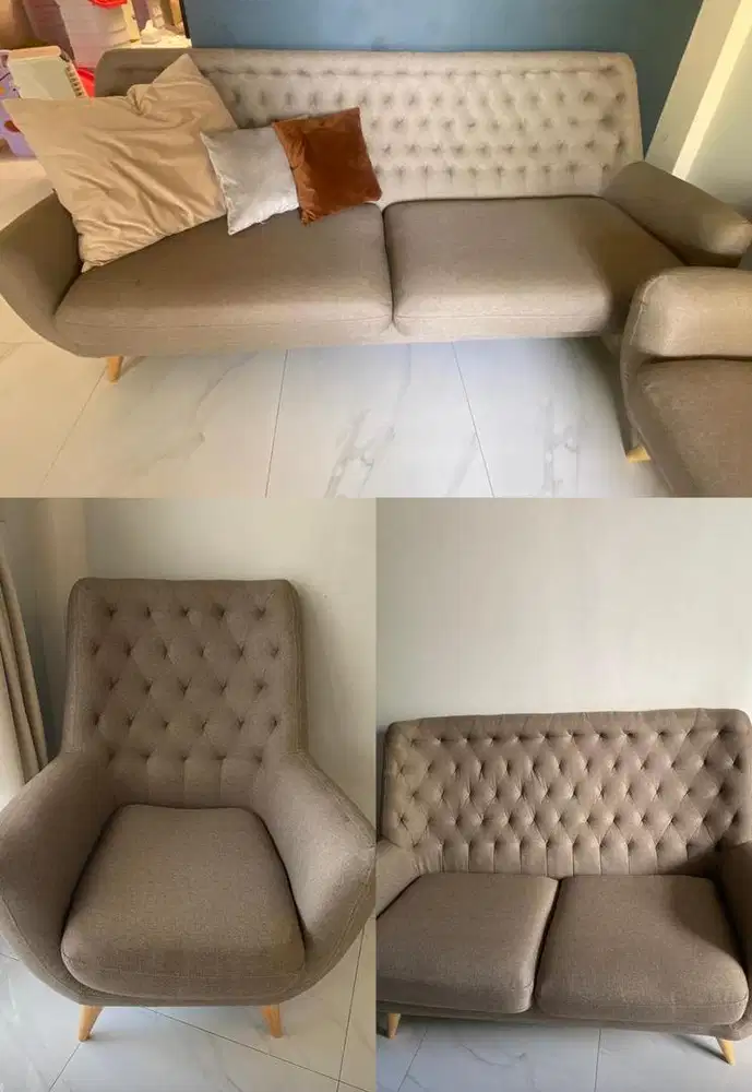 Sofa Informa Nordia Bertil Krem Beige 1 set