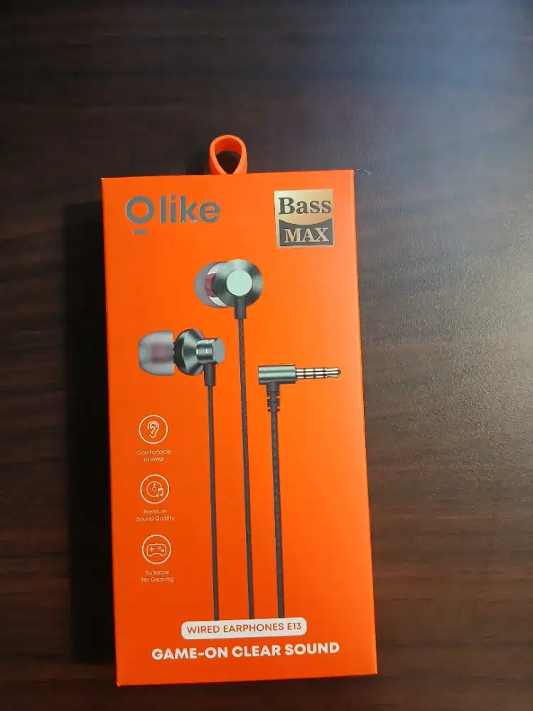 Olike E13 Wired Earphone Headset Kabel 120cm Aux 3.5mm Jack Audio