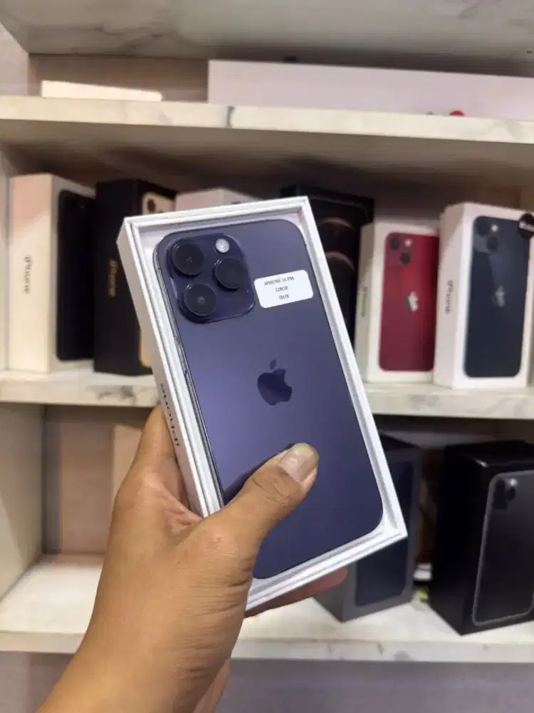 iPhone 14 promax 128gb deep purple second iBox like new full original