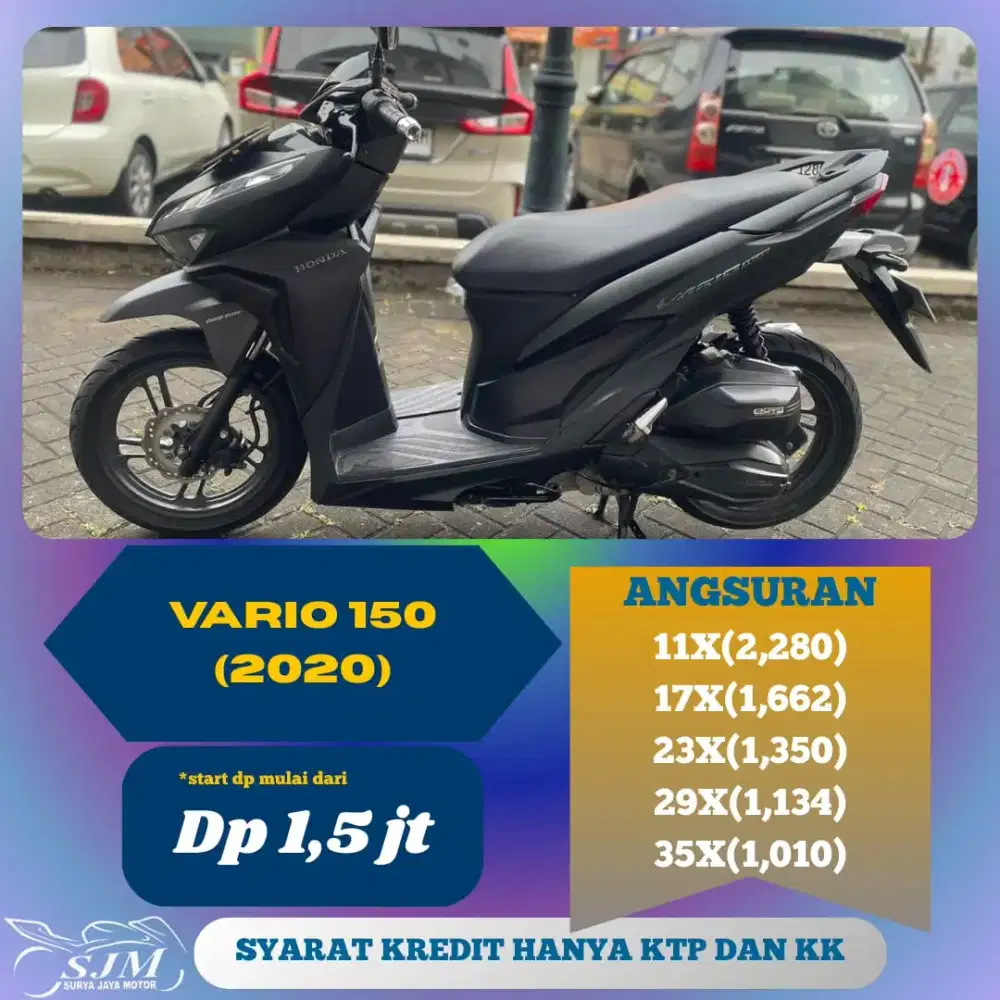 HONDA VARIO 150 2020 CASH & KREDIT