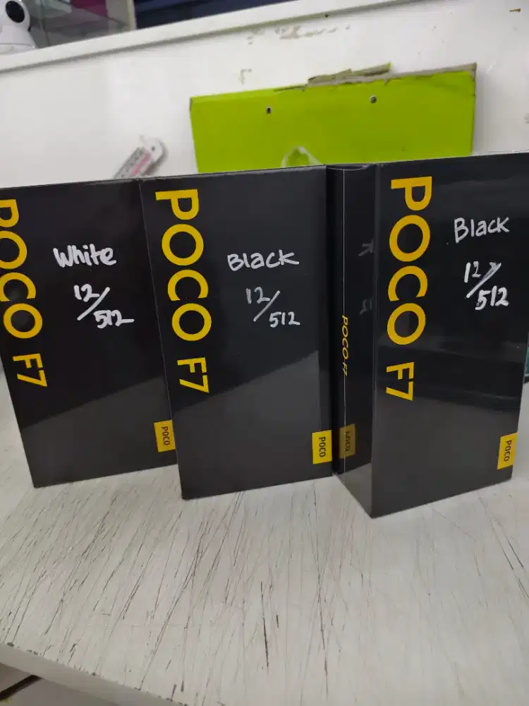 Poco F7 5g 12/512 Neww segel