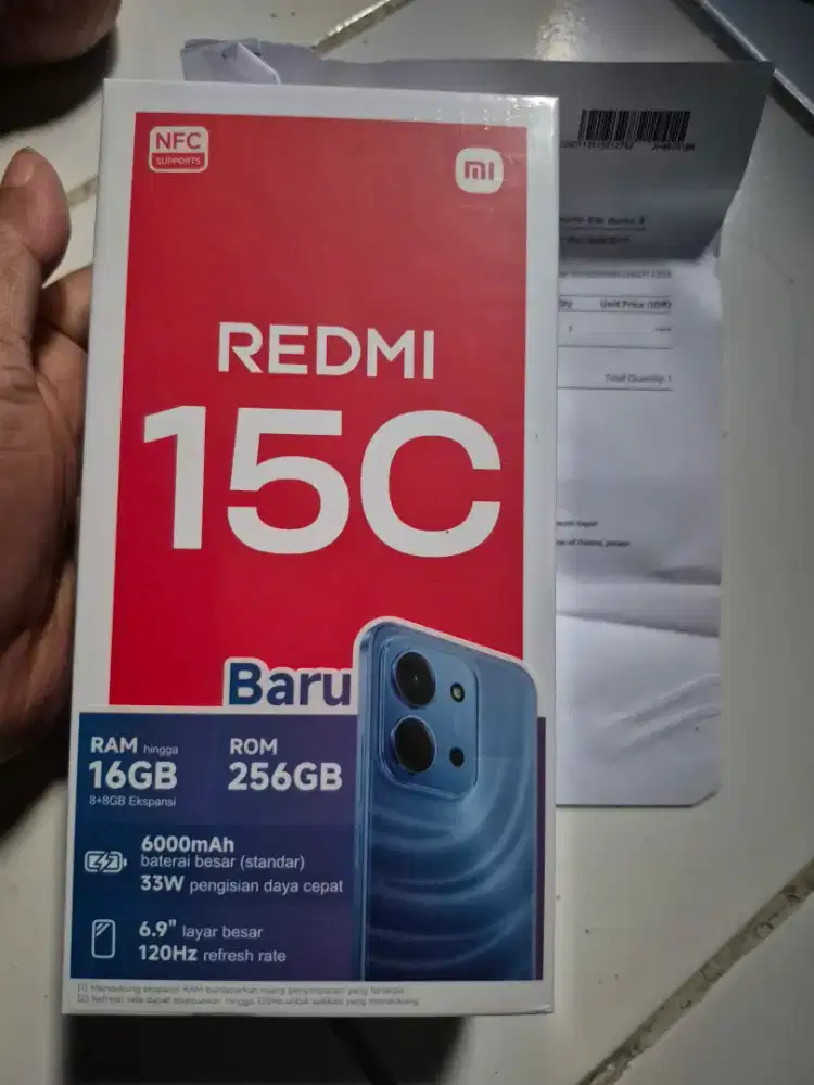Xiaomi Redmi 15C 8/256GB
Warna Twilight Orange