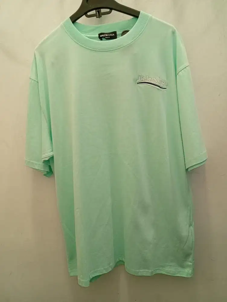 BALENCIAGA POLITICAL CAMPAIGN BLUE WIVE TSHIRT