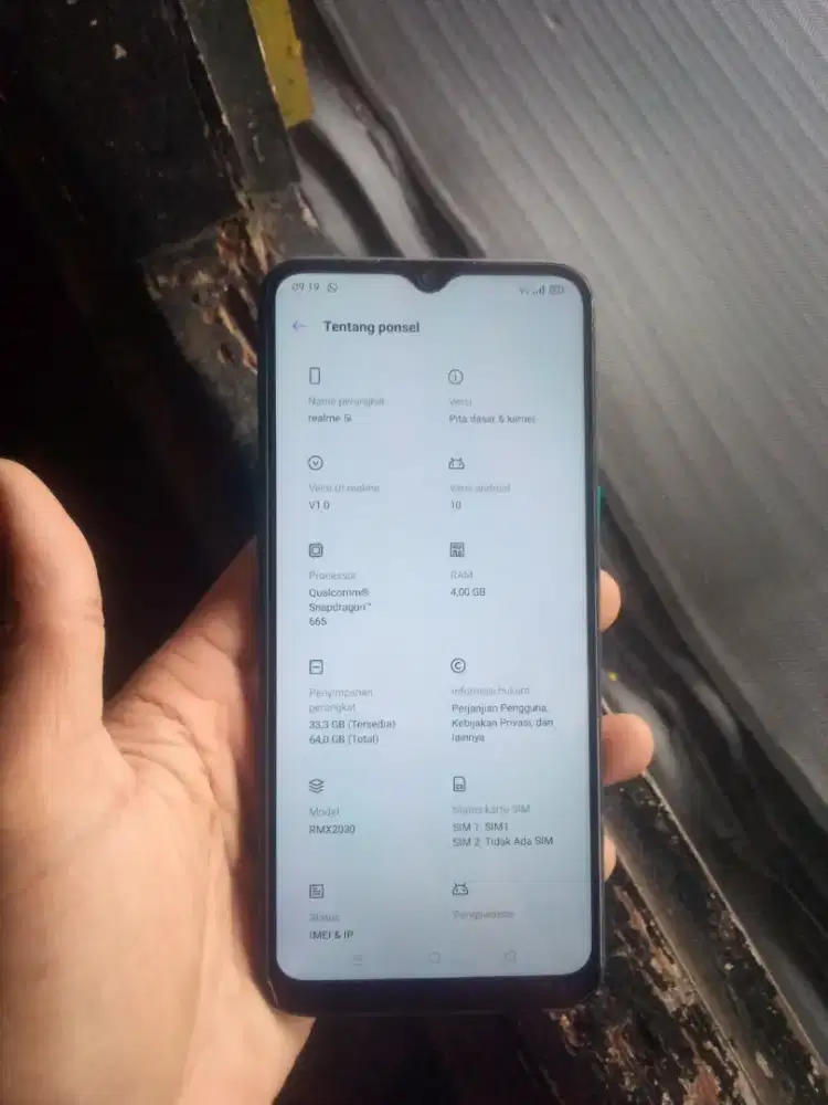 Realme 5i 4/64 hp cas