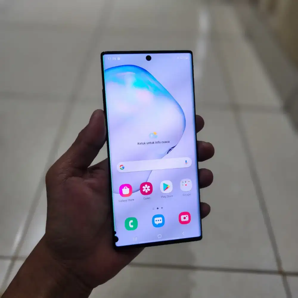SAMSUNG GALAXY NOTE 10 PLUS SEIN 12/256 GB DUAL MINUS FUNGSI NORMAL