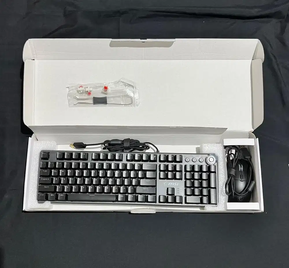 MSI Forge GK310 Combo Keyboard Mouse RGB Full Size