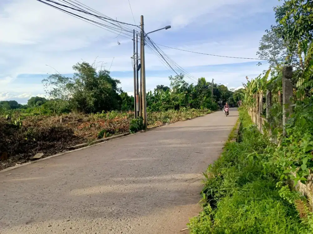 Dekat Stasiun Jatake, Kavling SHM 1 Juta-an Tangerang. Tepi Jalan